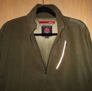 NZwoy ~  FLEECE ARMY MARINE GREEN, Size M, Reflective Pockets, Adjustable Waist